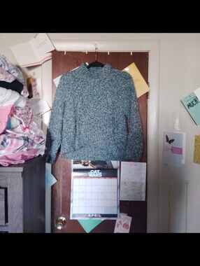 SILENCE + NOISE Multicolored Cowl Neck Sweater XS